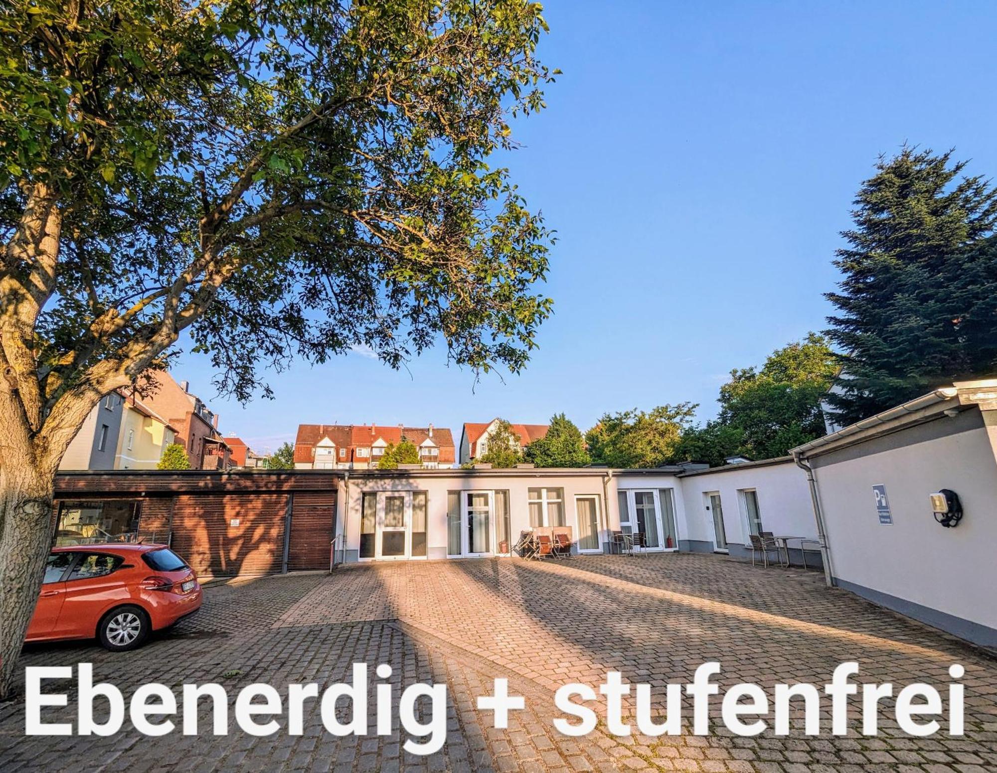 Fewo Urban Gotha-Apartment Friedenstein- Am Schlosspark- Parken An Der Der Tuer- Barrierefrei, 900 Meter Zum Bahnhof - Wallbox Esterno foto